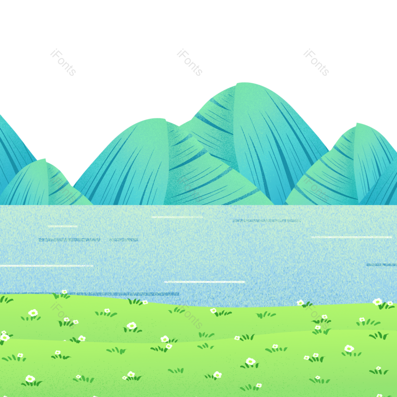 户外图片,夏天元素,山水PNG,夏天元素免抠素材